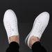 Men's Shoes Breathable Casual Shoes Board Shoes Driving Leather Shoes Men's White Shoes Tide_vogvips.com