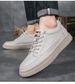 Invisible Heightening Shoes Men's Breathable British Style Soft Sole Inner Heightening Men's Shoes Sports And Leisure Board Shoes_vogvips.com