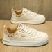 Men's White 2026 New Spring Lightweight Casual Sneakers For Teenagers, Retro Versatile Sports Breathable Trendy Shoes_vogvips.com