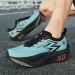 Unisex White Breathable Mesh Running Shoes Non Slip Shock Absorbing For Outdoor Sports Training_vogvips.com