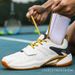 Men's And Women's Table Tennis Professional Badminton Training Shoes, Mesh Breathable Anti Slip Volleyball Shoes_vogvips.com