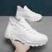 Spring And Autumn Women's One Step Stepping, Fly Weaving, Breathable Couple's Casual Sports Shoes, Men's Shoes_vogvips.com