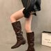 Fashion Petite Pointed Toe Height-Increasing Long Over-the-Knee High Hot Girl Riding Slim Boots_vogvips.com