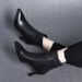 cuishenhao High Martin Short 2023 New Autumn Winter Single Lined Pointed Toe Fashion All-Match Thin Heel Boots Women_vogvips.com