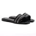 Women's Summer Fashion Sandals Slip-On Beach Shoes Rhinestones Lightweight Comfortable Casual Wear Black/Silver/Gold Sizes 36-42_vogvips.com