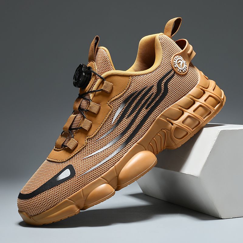 (No Steel Toe) Men's Outdoor Shoes, Suitable Hiking, Walking, Casual Sneakers For Gifts_vogvips.com