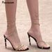 Star Style Luxury Crystal Snake Coiled Women Sexy Stiletto High Heels Gladiator Sandals Summer Fashion Party Prom Shoes_vogvips.com