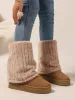 platform Cotton Shoes Warm And Plush Trousers Boots 251107_vogvips.com