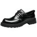 2025 New Men's Leather High-End Business Formal Top Layer Cowhide Derby Shoes British Style Trend_vogvips.com