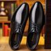 New Business Formal Leather For Men Casual Wedding Groom British Style Height Increasing Summer Breathable Youth Pointed_vogvips.com