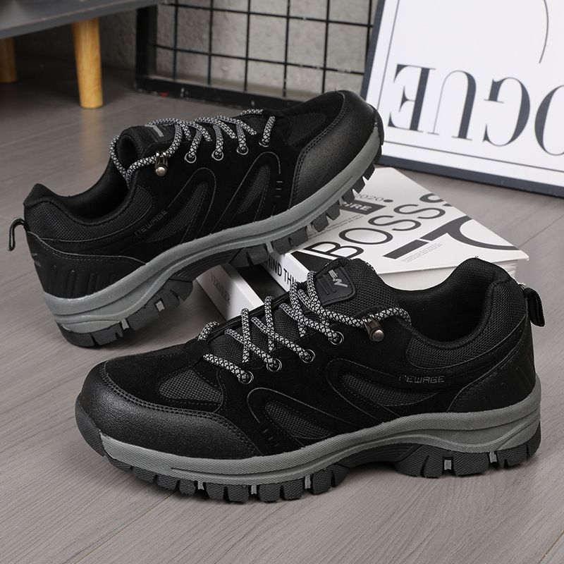 New Men's Four Seasons Low Cut Breathable Anti Slip Outdoor Leisure Camping Off Road Adventure Hiking Shoes_vogvips.com