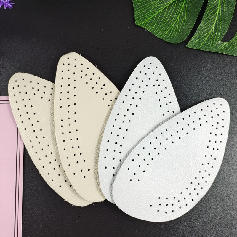 Front Half Pad Forefoot Pad Anti Wear And Pain Proof Genuine Leather Cowhide Top Layer Pointed Deodorant Breathable Sweat Absorbent Latex Half Insole_vogvips.com