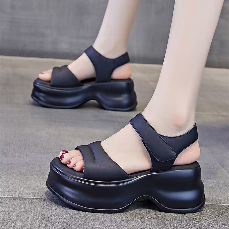 sandals Women's Thick Bottom Summer New Casual Versatile Fashion Fairy Wind Soft Bottom Non-slip Beach Shoes_vogvips.com