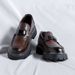 2025 Trendy Casual Comfortable Leather With British Round Toe, One Foot On Korean Version Le Fu Shoes, Thick Soled Men's_vogvips.com