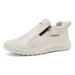 A Pair Of Men's Shoes For Spring Breathability, Anti-Slip And Wear-Resistant Leather Shoes For Work On Construction Site_vogvips.com