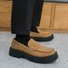 ShoeVault New Derby Retro Versatile Casual Men's Large Leather Wedding Height-Increasing Thick-Soled Internet Celebrity Loafers_vogvips.com