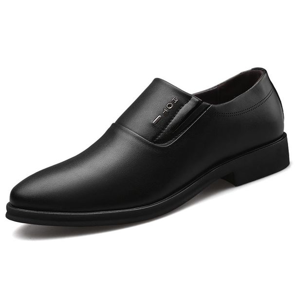 Business Dress Leather Perforated Breathable Men's Hollow out Single Versatile Casual Shoes_vogvips.com