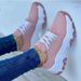 thick-soled color-blocked lace-up running shoes for women large size low-top casual single shoes sports shoes_vogvips.com