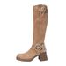 Plus Size Wide 2024 Autumn Winter New Over-the-Knee High With Fleece Lining Long Tube Leather Riding Boots For Women_vogvips.com