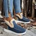 Thick Soled New Winter Women's In Large Size With Plush, Thickened Burrs, Warm Flat Bottom Cotton Shoes_vogvips.com