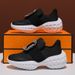 24 New Rody's Style Rhinestone Square Buckle Dad Thick Sole Height Increasing Sneakers Fashion Women's Single Shoes_vogvips.com