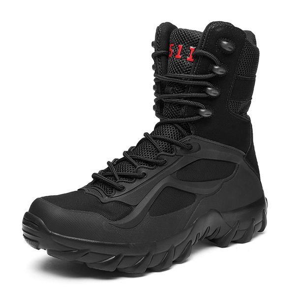 Outdoor Hiking Shoes Men Anti-slip Lace-up Breathable Shock-absorbing Soft Men Shoes Lace-up Casual Comfortable Sports Shoes Men_vogvips.com