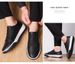 Round Head Lace-up First-layer Cowhide Board Shoes Men's Large Size One-pedal Driving Shoes Casual Loafers_vogvips.com