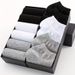 1/5/10 Pairs Of Unisex Breathable And Comfortable For Daily Solid Color Summer Socks_vogvips.com