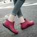 German Wear-resistant Construction Site Kitchen Work Stylish Women's Rain Boots, All-season Short-tube Lightweight_vogvips.com