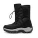 High Top Cotton Padded Winter Hiking Shoes Warm Non-Slip Ski Shoes for Men And Women Outdoor Snow Mountain Shoes_vogvips.com