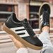 Invisible Height-increasing Men's Shoes German Training Shoes Men's Leather Casual Board Shoes Work White Shoes_vogvips.com