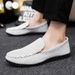 Men’s Shoes New Autumn Shoes For Men Trendy Men's Casual Shoes Fashionable And Versatile Toe Shoes Breathable Canvas Shoes For Men_vogvips.com