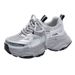 2025 Spring And Autumn New Thick-Soled Height-Increasing Mesh Breathable Versatile Lightweight Sports Casual Shoes For_vogvips.com