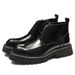 European Warm Series Big Sale Height Increase 4.8 British Style Cowhide Thick-Soled Martin Boots Fashion Versatile Genuine Leather High-Top_vogvips.com