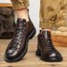 Casual Men's Leather Fashionable Classic Design Style Office Driving Outdoor Leisure Trend Party Daily Adult Youth Shoes_vogvips.com