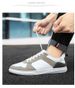 Men's Shoes Breathable Men's Small Sports Casual White Shoes Leather Shoes Walking Board Shoes_vogvips.com