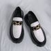 Loafers Business Formal Men's Slip-On Casual British Style Youth Glossy Platform Heel Height Increasing Leather Shoes_vogvips.com