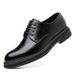 Leather Large Size Formal Business British Style Height Increasing Men's Casual Suit Groom Wedding Shoes_vogvips.com