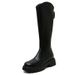 Hidden Heel V-Cut For Women 2023 New Autumn Winter Over-the-Knee Slimming Long Riding Stretch Slim Boots_vogvips.com