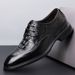 2026 Spring New Top With Crocodile Pattern, Men's Genuine Leather Wedding Shoes, High End Single Shoes_vogvips.com