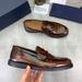 Spring And Summer Breathable Genuine Loafers For Men High-End Business Casual Slip-On Leather Fashionable Elegant Single_vogvips.com