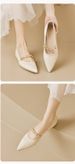 Pointed Single Shoes Women's Shallow Mouth Temperament Soft Sole Small Fragrant Mary Jane Flats_vogvips.com