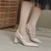 2021 Summer New Fashion Pointed Toe Back Strap Chunky High Heel Fairy Style Rhinestone Mary Jane Women's Sandals_vogvips.com