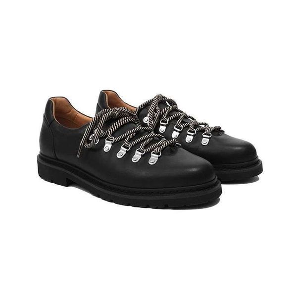 ShoeVault British Style 2025 New Round Toe Trendy Suede Derby Men's Casual Street Leather Shoes Men_vogvips.com