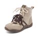 Women Boxing Boots 2025 Autumn New Women's Martin Round Toe Comfortable Flat Casual Sports Work Color Block Boxing Ankle Boots_vogvips.com