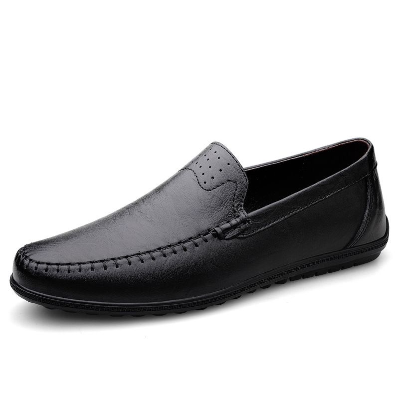 Men's Leather Shoes Men's Leather Shoes Loafers Casual Leather_vogvips.com