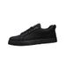 Men's Black German Trainer Shoes Low Top Fashionable Versatile Sports Sneakers for Autumn Wear Resistant Odor Resistant Work And Casual Shoes_vogvips.com