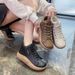 Renben New Large Size Thick-Soled Rocking Versatile Fashion Single High-Top White Casual Women's Shoes_vogvips.com