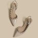 Women's 2025 Summer New Rivet French Lacquered Leather Sandals With One Belt Headband, Thick Heel, Shallow Mouth,_vogvips.com