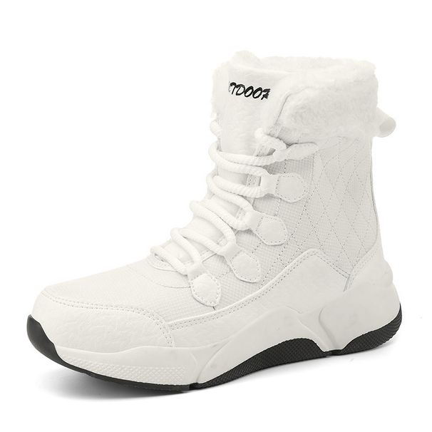 Northeast Winter Outdoor Snow Boots Women, Fleece-Lined, Thickened, Warm Cotton Shoes, Waterproof, Anti-Slip, Suitable_vogvips.com